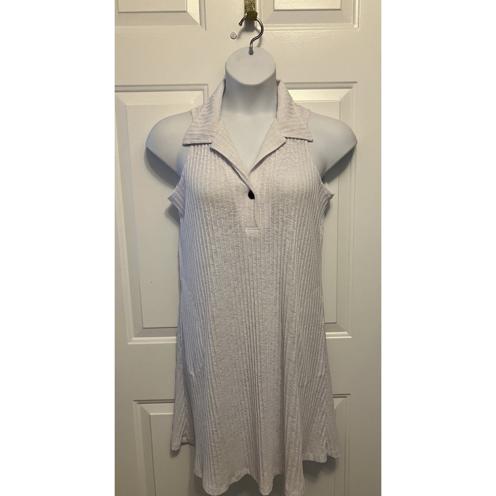 J Valdi Women's White Knit  Sleeveless‎ Sheath Dress Stripes Size XL